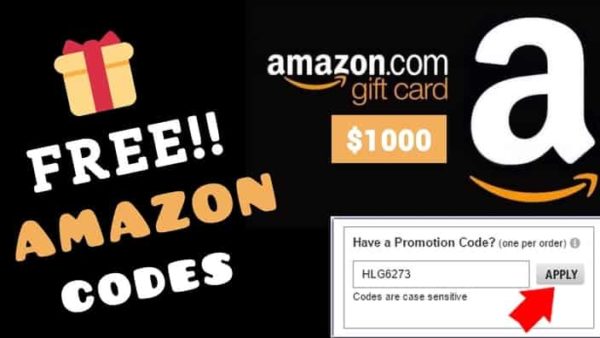 Amazon Gift Card Codes Free Today 2022
