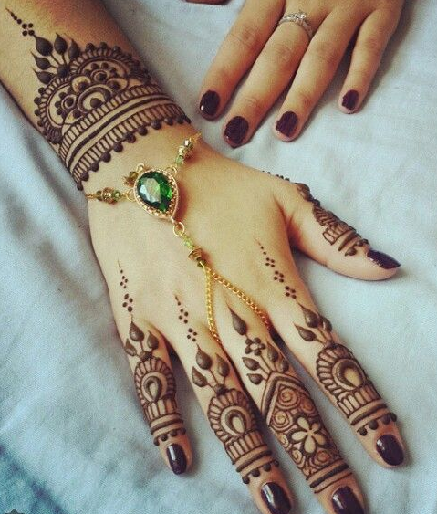 Delicate Mehndi Designs Hands