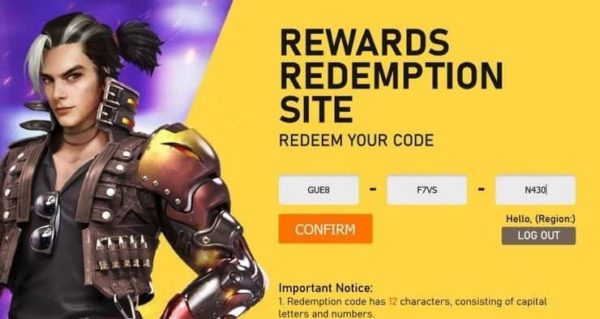 Free Fire Redeem Code Today 2023