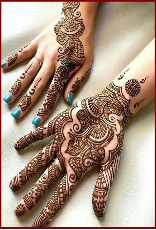Mehndi Designs for Wedding Latest