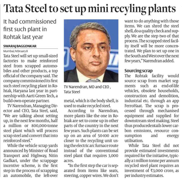 Tata Steel CEO & MD's comments on Union Budget 2022-23