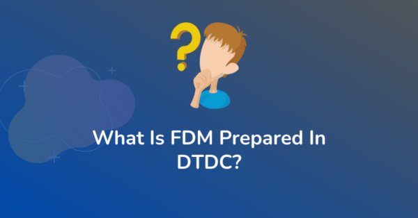 What is FDM Prepared in DTDC Courier?