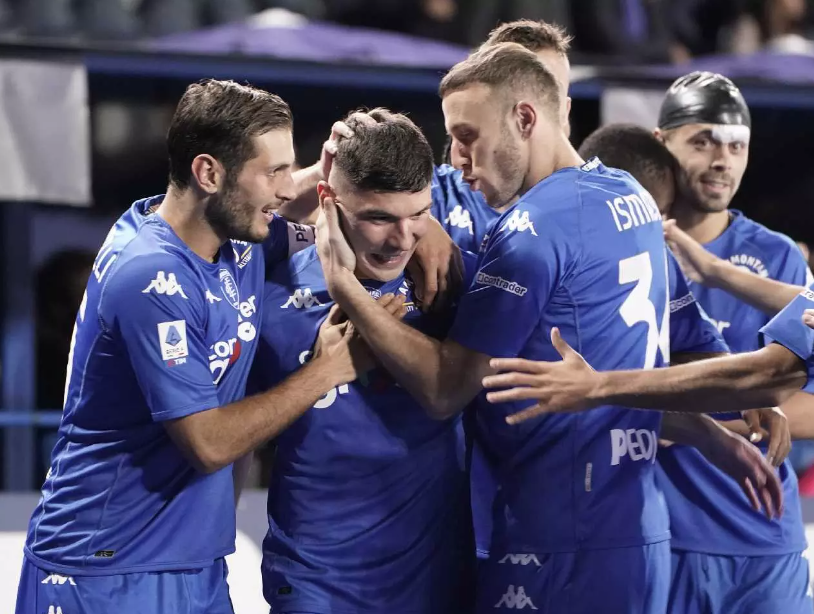 Empoli's victory moves them out of the Serie A danger zone.
